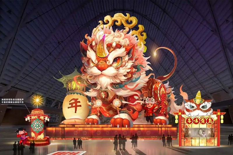 青岛世界博览城灯会